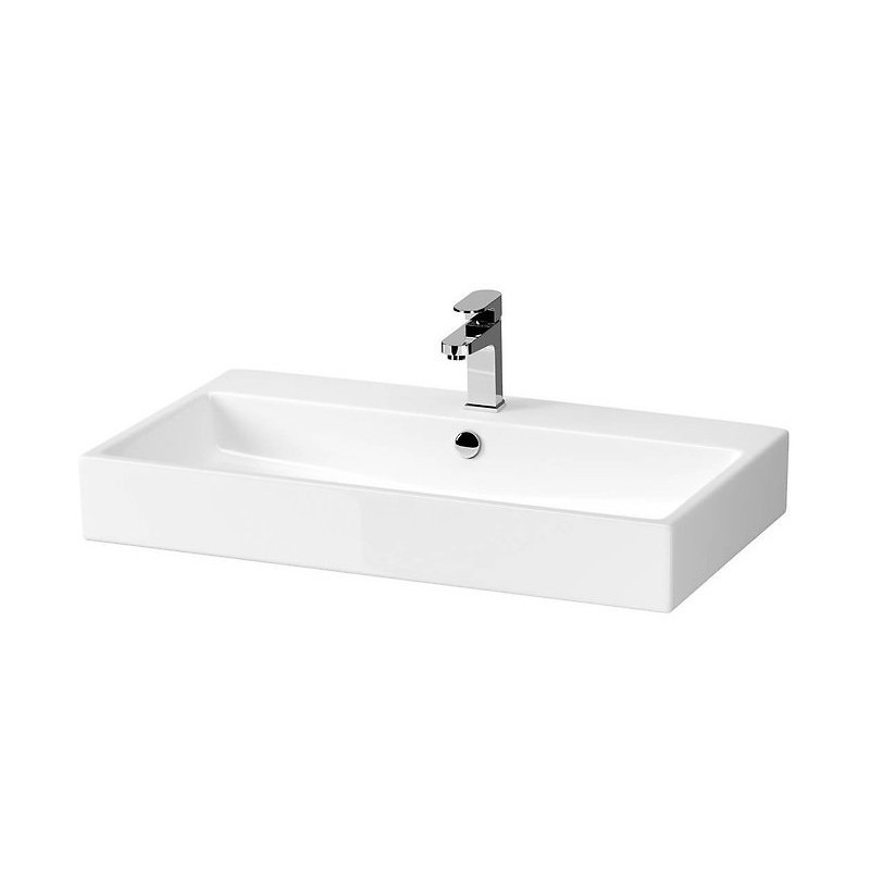 Elegancka umywalka ceramiczna Virgo 80 cm - idealne dopełnienie Twojej łazienki