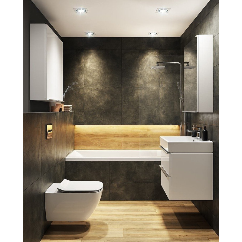 Elegancka umywalka ceramiczna Virgo 80 cm - idealne dopełnienie Twojej łazienki