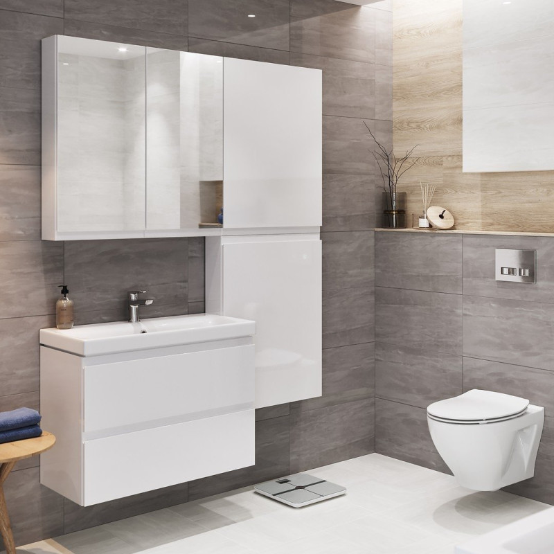 Elegancka umywalka ceramiczna Moduo Slim 50 cm - styl i funkcjonalność dla Twojej łazienki