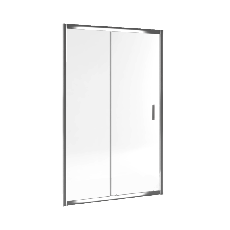 Seria 201 drzwi prysznicowe przesuwne 120 cm, Clean Control, chrom przezroczyste