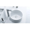 Excellent Ovia umywalka nablatowa 36 cm okrągła  biały połysk
