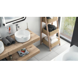 Excellent Ovia umywalka nablatowa 36 cm okrągła  biały połysk