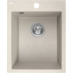 Chichi Beż Luxury - Stylowy Zlewozmywak 1-komorowy z wytrzymałością na lata!