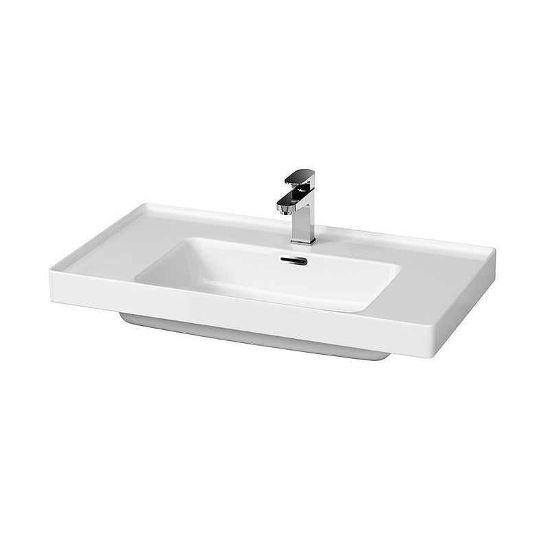Stylowa umywalka ceramiczna Crea 80 cm do eleganckiej łazienki