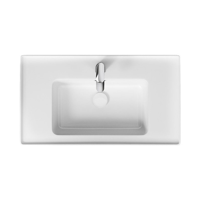 Stylowa umywalka ceramiczna Crea 80 cm do eleganckiej łazienki