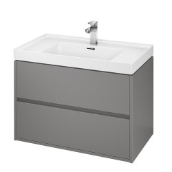 Stylowa umywalka ceramiczna Crea 80 cm do eleganckiej łazienki