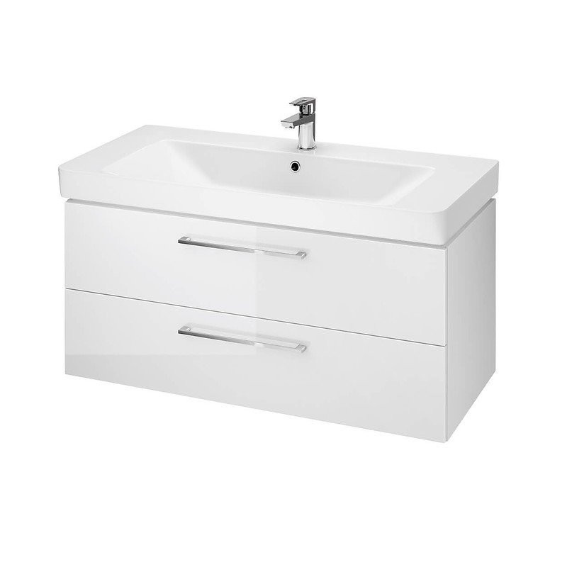 Elegancka umywalka ceramiczna Mille 100 cm – styl i funkcjonalność w Twojej łazience!