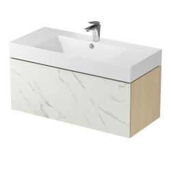 Ekskluzywna umywalka meblowa Inverto 100 cm - nowoczesna elegancja w łazience