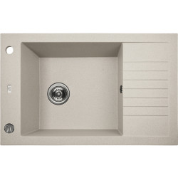 Laveo Pionier zlewozmywak granitowy beż 500x780 1-komorowy