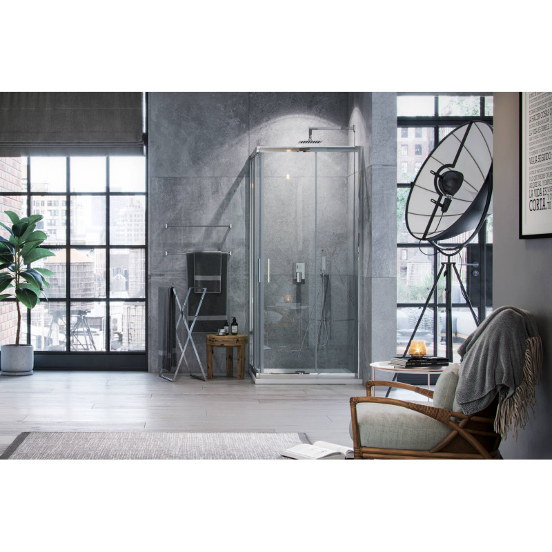 Excellent Forma brodzik kwadratowy 90x90 cm niski  biały połysk