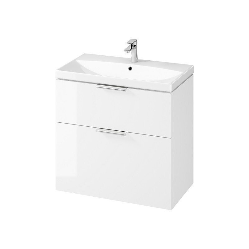 Stylowa Umywalka Ceramiczna City 80 cm - Elegancja i Funkcjonalność dla Twojej Łazienki!