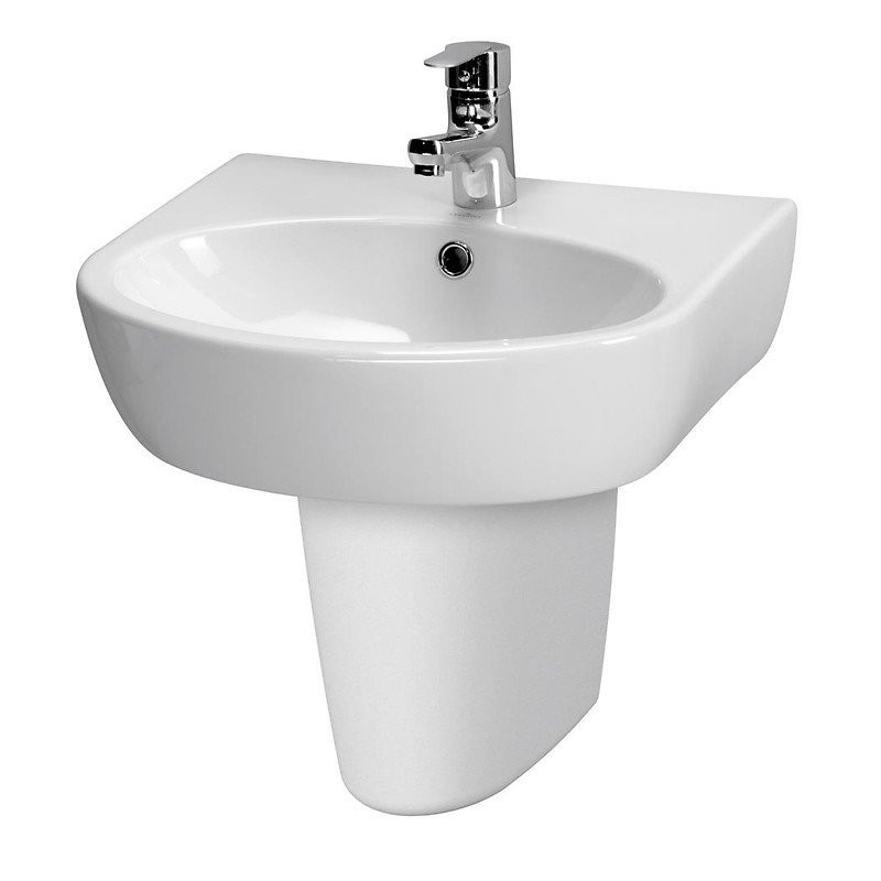 Wisząca umywalka Parva 50 cm - elegancja i funkcjonalność w Twojej łazience!