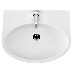 Elegancka Umywalka Ceramiczna Parva 55 cm - Styl i Funkcjonalność w Twojej Łazience