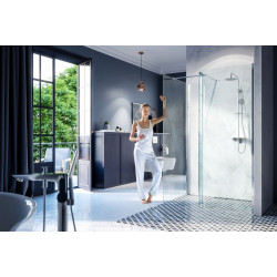 Luksusowa Kabina Prysznicowa Walk-In 90cm - Elegancja i Nowoczesność