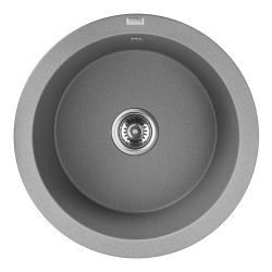 Laveo Dafne zlewozmywak granitowy szare 510x205 1-komorowy