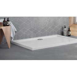 Syfon do brodzika fi-90mm z pokrywą, chrom