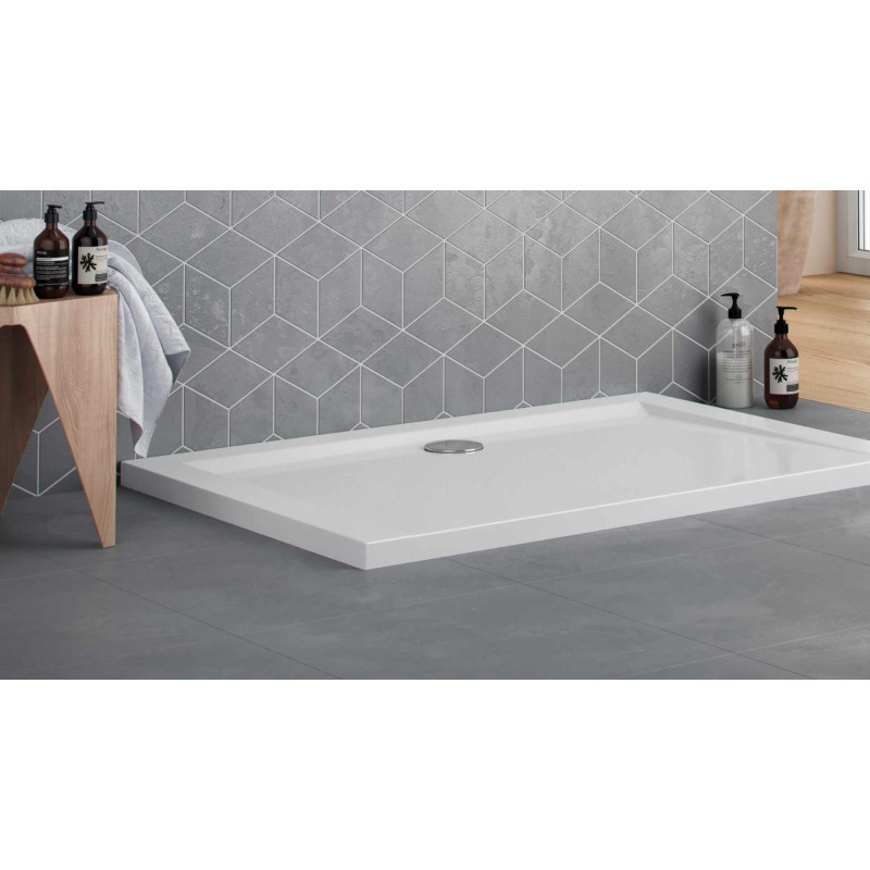 Syfon do brodzika fi-90mm z pokrywą, chrom