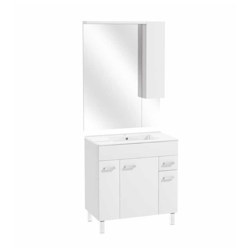 Zestaw Szafek Kolorado D80 Biały - Styl i Funkcjonalność dla Twojej Kuchni!