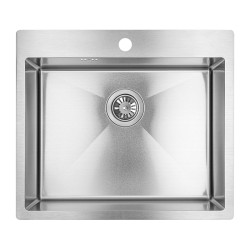 Laveo Marmara zlewozmywak stalowy inox 510x590 1-komorowy