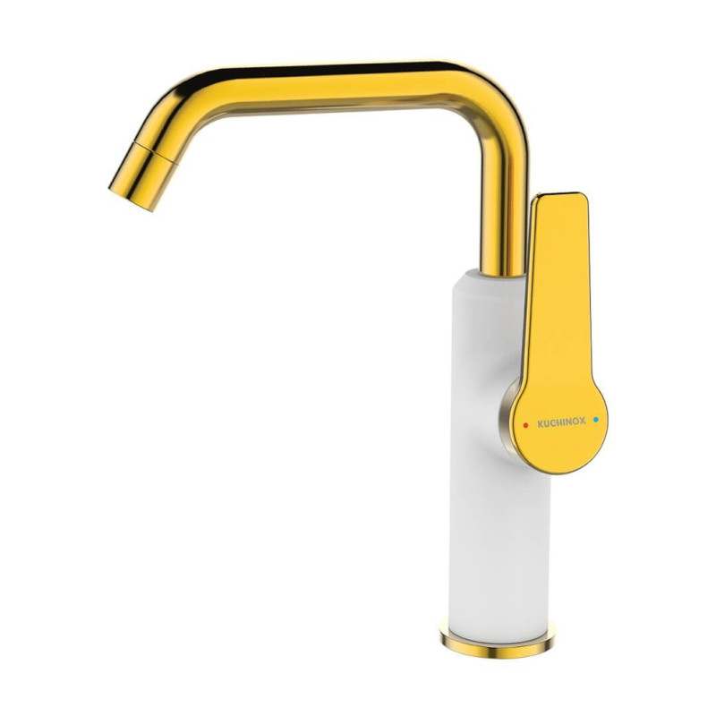 Perfekcyjna Bateria ALANIS: Elegancka, Funkcjonalna, Biała ze Złotem!