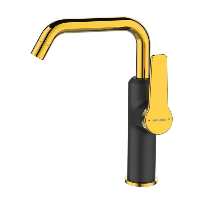 Elegancka Bateria ALANIS z Czarnym i Złotym Wykończeniem - Doskonała Jakość i Styl!