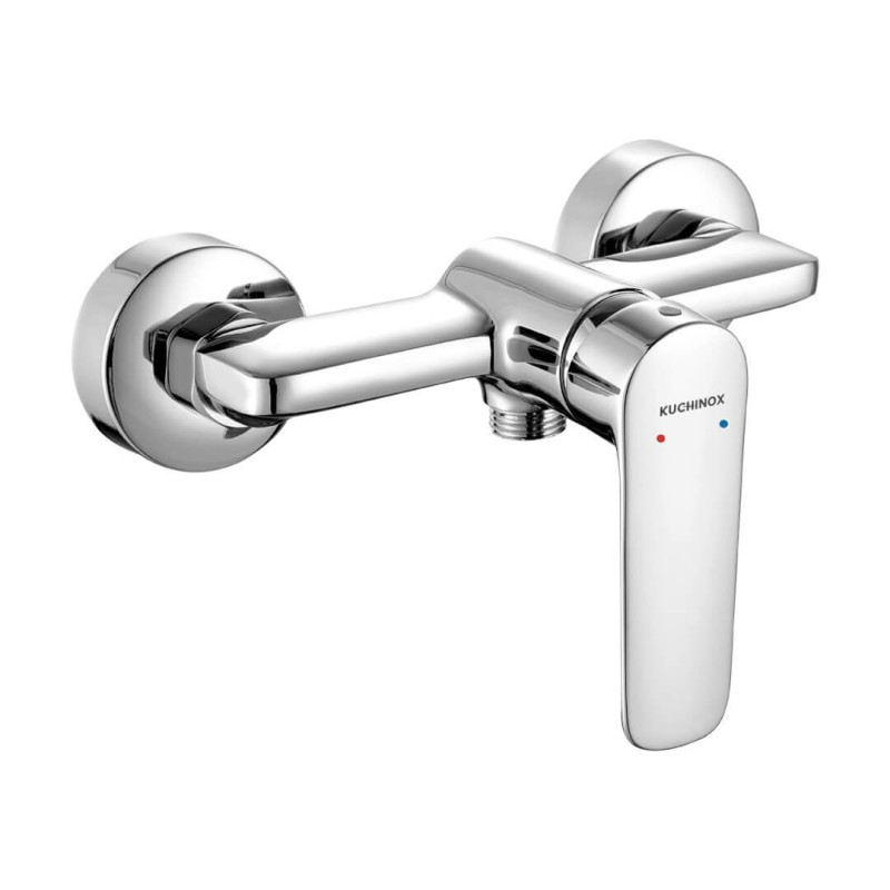 GAVA BQG_040D Chrom: Elegancka bateria natryskowa ścienna z ceramiką i 5-letnią gwarancją