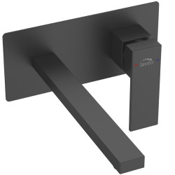 Kvadrato Black - Elegancka Bateria Umywalkowa Podtynkowa Jednouchwytowa z 8-letnią Gwarancją