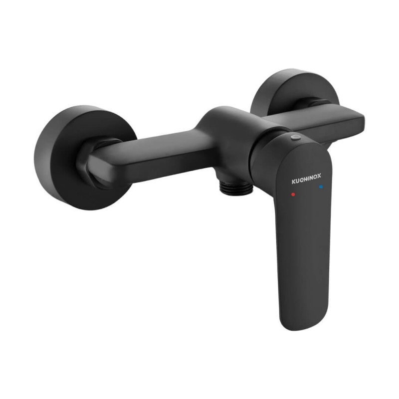 Czarna Bateria Ścienna Gava Jednouchwytowa - Elegancja i Funkcjonalność