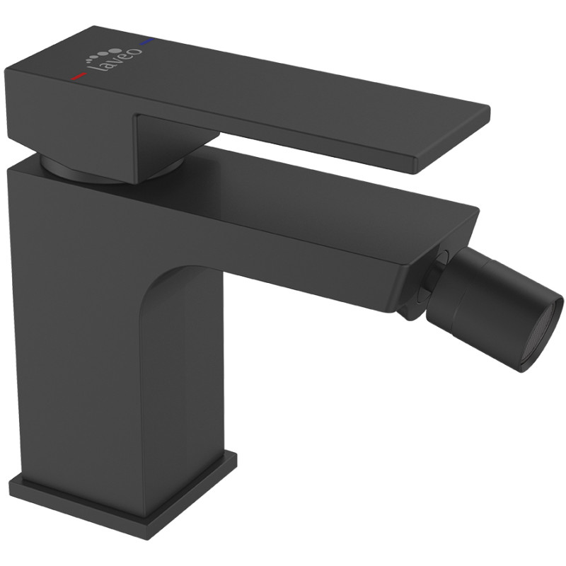 Kvadrato Black Elegance - Nowoczesna Bateria Bidetowa z Automatycznym Korkiem