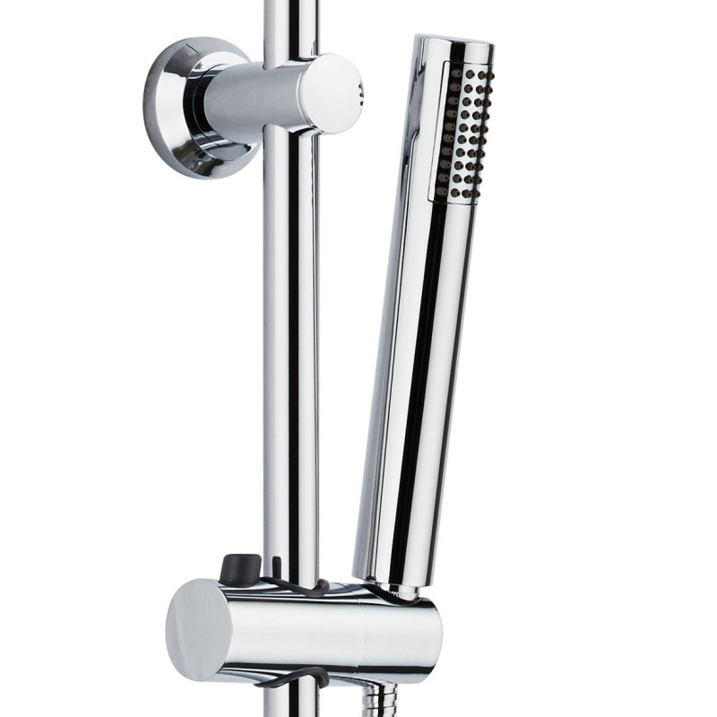 Deszczowy Zestaw Natryskowy CARA z Termostatem - Elegancja i Komfort w Chromie