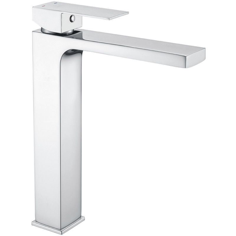 Elegancka Bateria Umywalkowa Chromowana Kvadrato Stojąca - Nowoczesny Styl i Wydajność