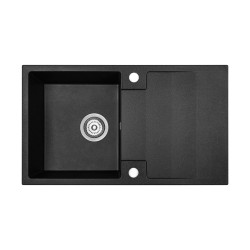 Kuchinox Rab zlewozmywak granitowy czarny 440x760 1-komorowy