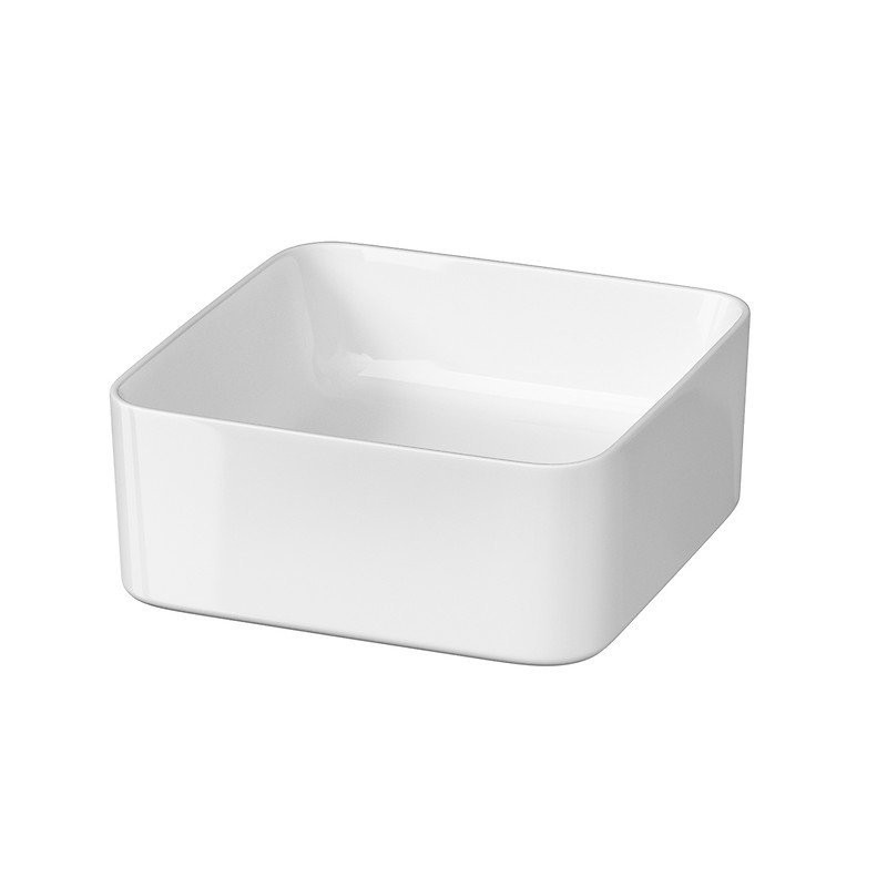 Ekskluzywna Umywalka Nablatowa Crea 35 - Elegancja i Styl w Kwadratowej Formie!