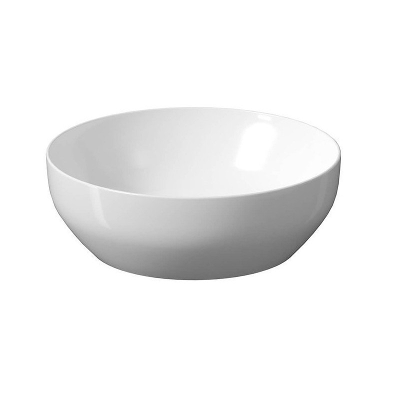 Elegancka Umywalka Larga 40 cm – Biały Mat, Stylowa i Funkcjonalna