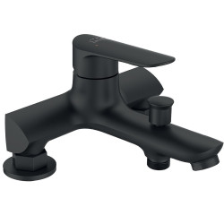 Laveo Appia bateria wannowa stojąca czarna