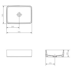 Elegancka Umywalka Crea 50 - Nowoczesny Design do Twojej Łazienki!