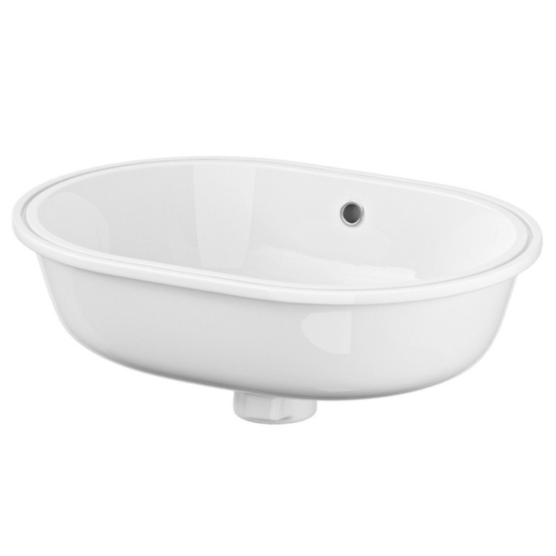 Elegancka Umywalka Ceramiczna Caspia Owalna 55 cm - Nowoczesny Styl i Wysoka Jakość