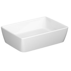 Stylowa umywalka nablatowa City - prostokątna 50x35 cm, elegancja i funkcjonalność w jednym!