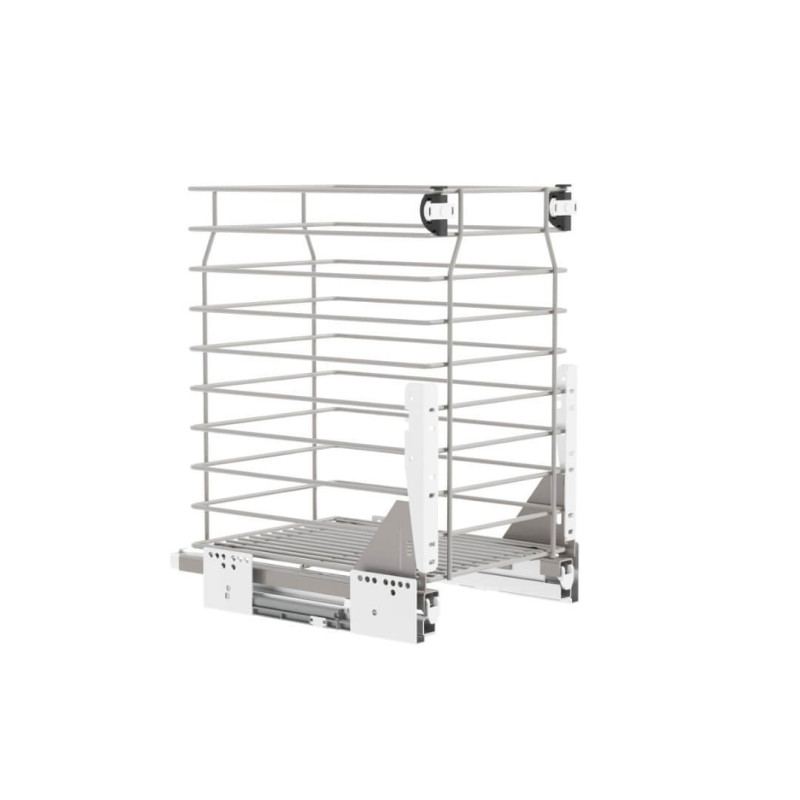 Nowoczesna szafka wisząca z koszem METRO SYSTEM A30 – czarny akcent!