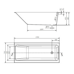 Elegancka Wanna Crea 160x75 cm - Twoja Osobista Oaza Relaksu