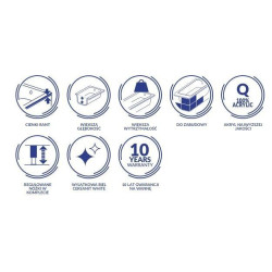 Elegancka Wanna Crea 160x75 cm - Twoja Osobista Oaza Relaksu