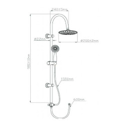 Kompletny zestaw łazienkowy Rineja z oszczędną baterią!