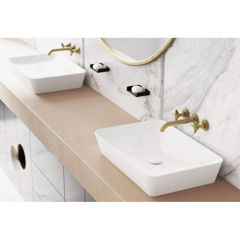 Deante Temisto bateria umywalkowa podtynkowa mosiądz