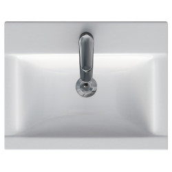 Elegancka Umywalka Ceramiczna Ontario 60x45 cm - Nowoczesny Styl i Funkcjonalność!