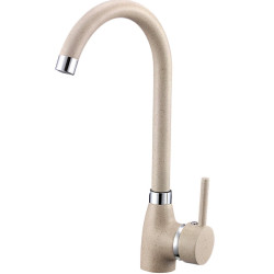 Elegancka Bateria Kuchnna GRANIT 9 Beż - Nowoczesny Design, Wysoka Jakość!