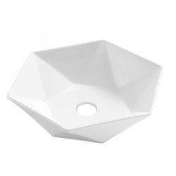 Elegancka umywalka nablatowa Naksos 54 cm – nowoczesny design CE-55-001