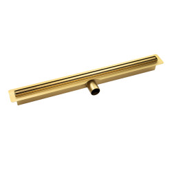 Laveo Slim odpływ liniowy złota 80cm
