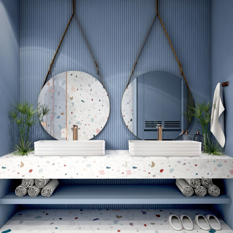 Stylowa umywalka nablatowa Akte 66 cm - Nowoczesny design dla Twojej łazienki