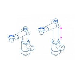 Oszczędzający Miejsce Syfon Teleskopowy - Idealny do Małych Przestrzeni!