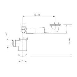 Oszczędzający Miejsce Syfon Teleskopowy - Idealny do Małych Przestrzeni!
